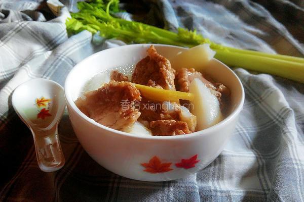 牛蒡鲜淮山排骨汤的做法图解5