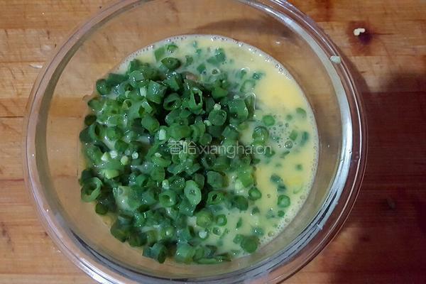 豆角煎蛋饼的做法图解4