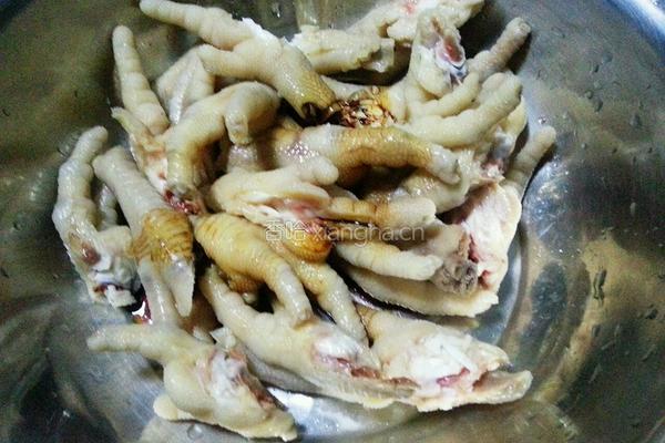 粉蒸鸡爪的做法图解3