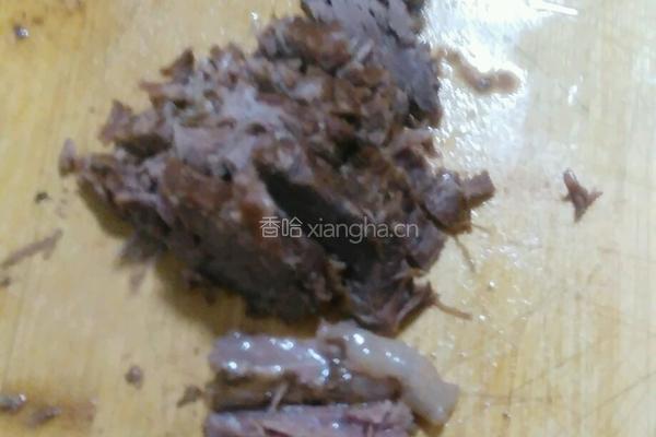 青瓜拌五香驴肉的做法图解4