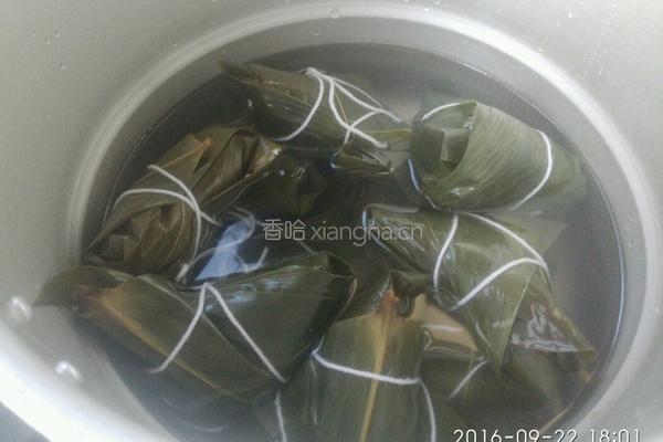 蜜豆小枣什锦粽子的做法图解10