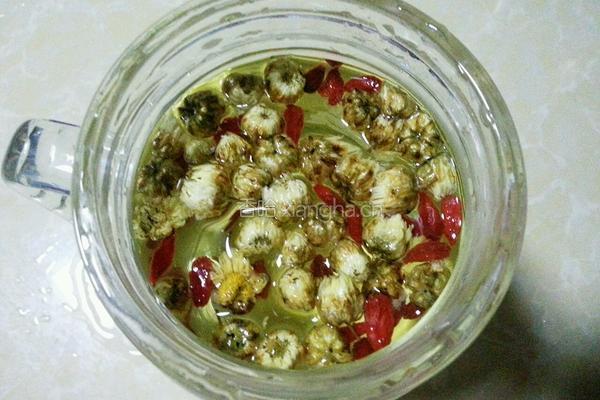 雪菊枸杞茶的做法图解3