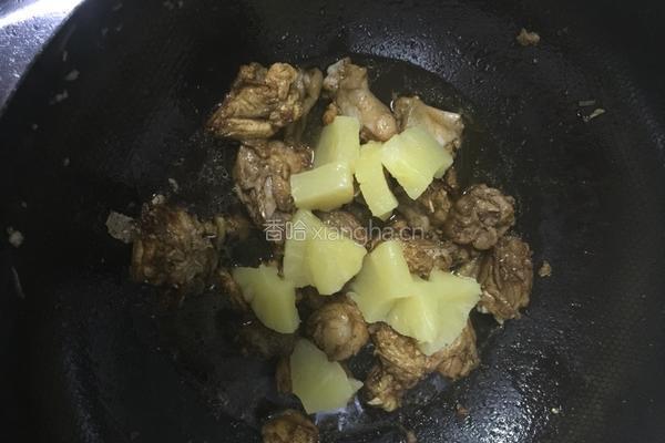 菠萝焖鸭的做法图解6