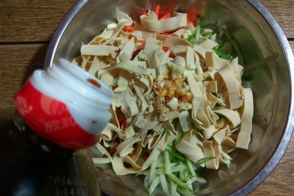 豆腐丝凉拌的做法图解7
