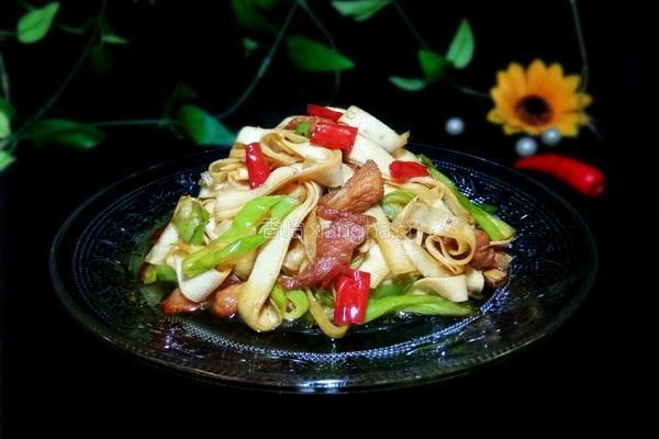肉炒千张的做法图解13