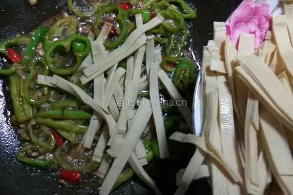 肉炒千张的做法图解9