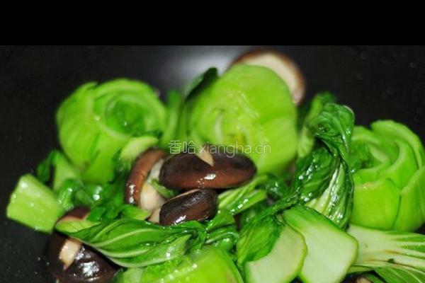 香菇油菜的做法图解7