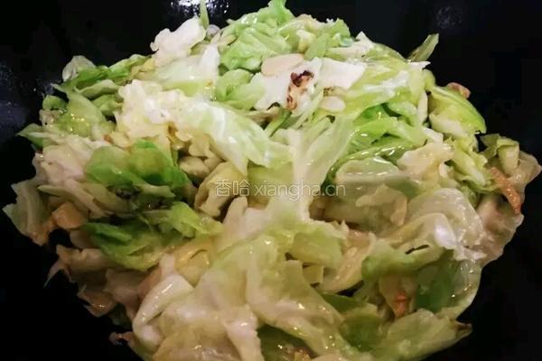 炝炒包菜的做法图解6