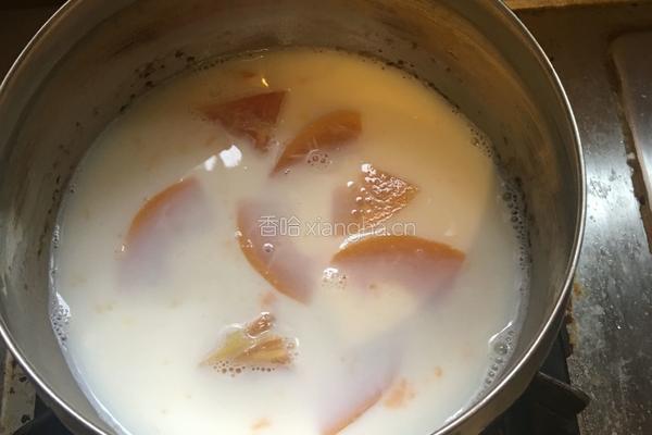 减肥木瓜牛奶燕麦早餐粥的做法图解2