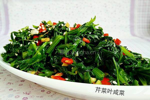 芹菜叶咸菜的做法图解8