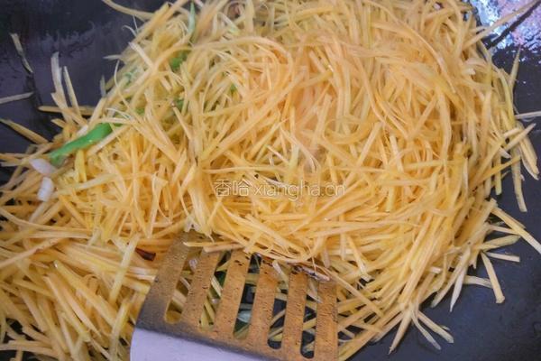 醋溜南瓜丝的做法图解7