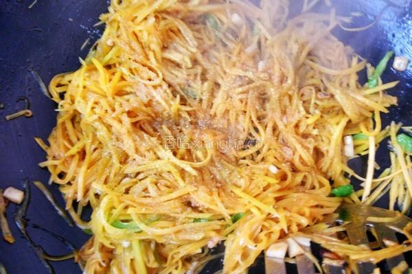 醋溜南瓜丝的做法图解9