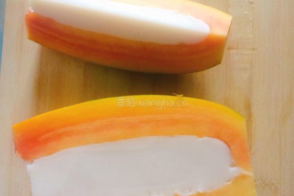 木瓜椰奶冻的做法图解5