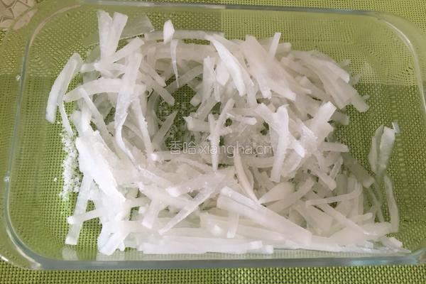 凉拌白萝卜的做法图解5