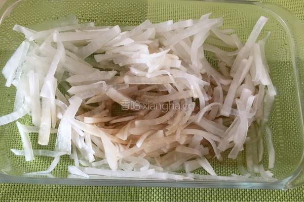 凉拌白萝卜的做法图解6
