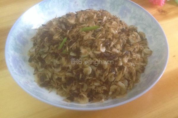 梅干菜虾皮的做法图解3