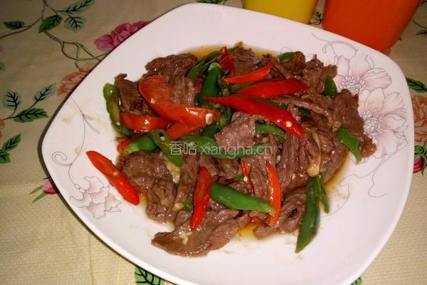 小炒牛肉