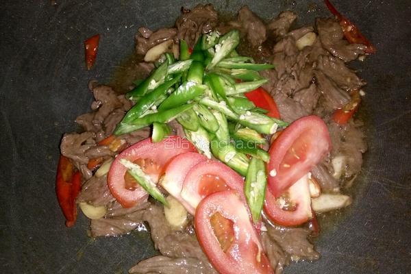 小炒牛肉的做法图解7