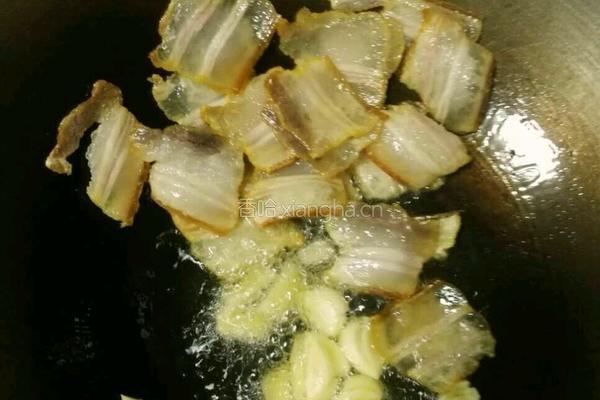 爆炒腊肉的做法图解4