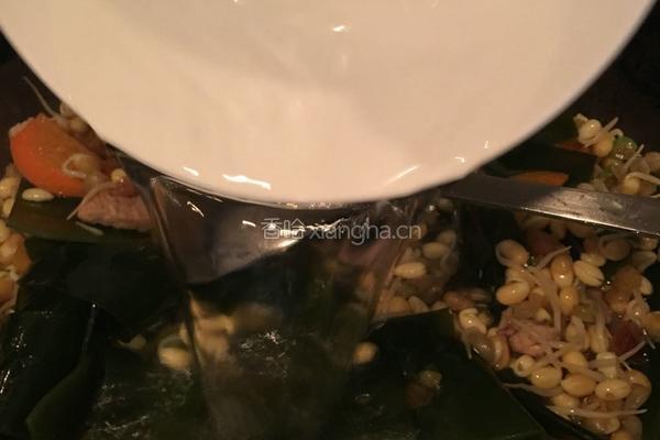 海带炖黄小豆的做法图解10