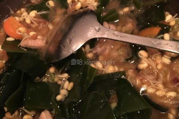海带炖黄小豆的做法图解11