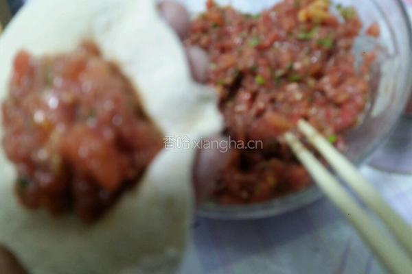 西红柿牛肉包子的做法图解9