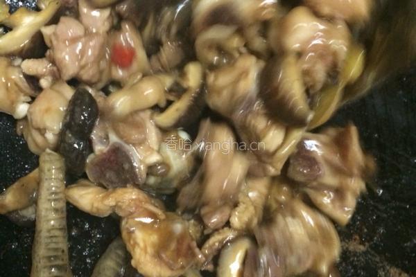 香菇滑鸡的做法图解4