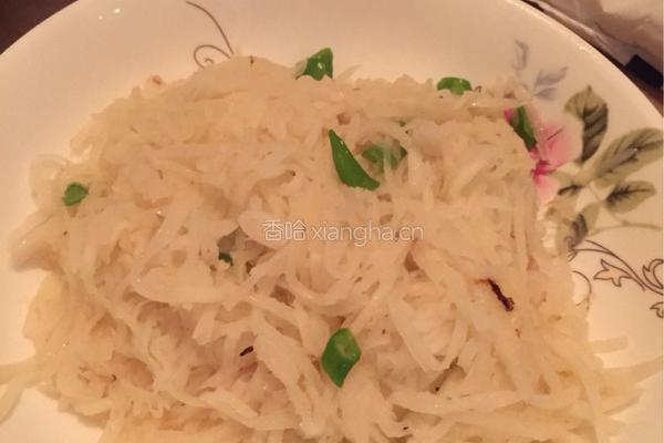 家常炒凉薯丝的做法图解4