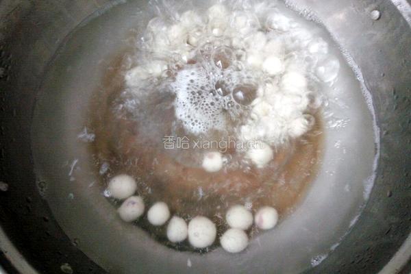 米酒小汤圆的做法图解3