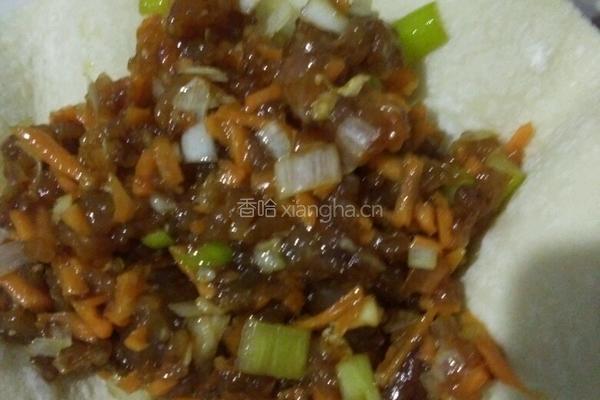 发面肉馅饼的做法图解10