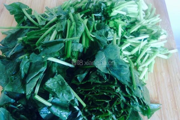 老醋菠菜花生米的做法图解6