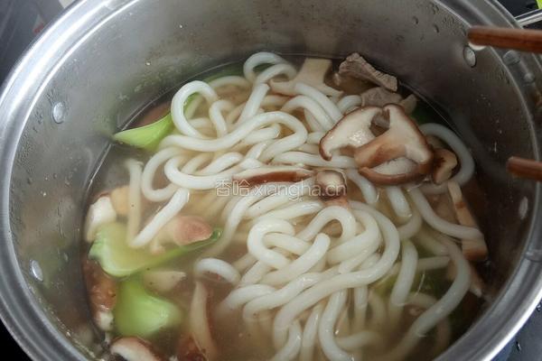 中式乌冬面的做法图解4