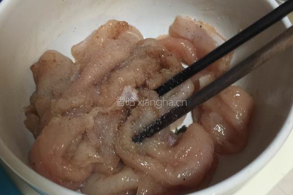 培根鸡肉芦笋卷的做法图解2