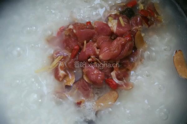 红枣瘦肉粥的做法图解6
