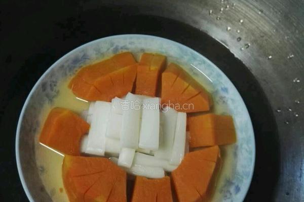 甜心南瓜蒸年糕的做法图解4