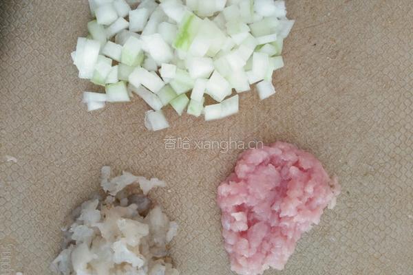 鲜虾瘦肉冬瓜粥的做法图解3
