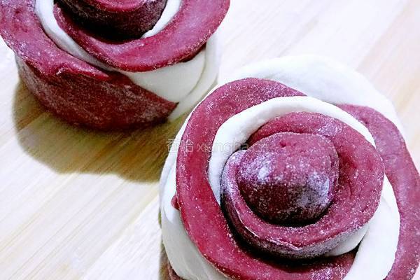 双色玫瑰花馒头的做法图解18