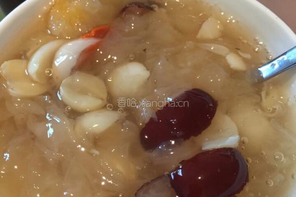 红枣银耳莲子羹的做法图解7