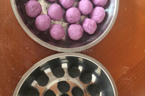 椰蓉紫薯球的做法图解6