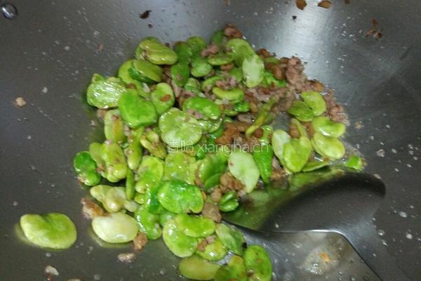 香酥蚕豆肉沫的做法图解6