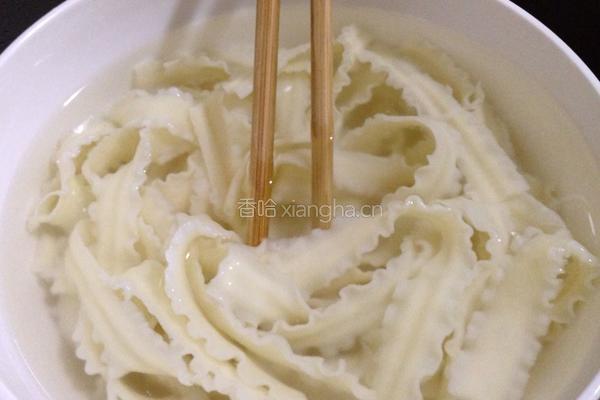 素咖喱炒刀削面的做法图解4