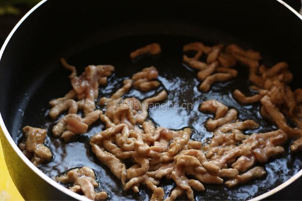 蒜薹炒肉丝的做法图解4