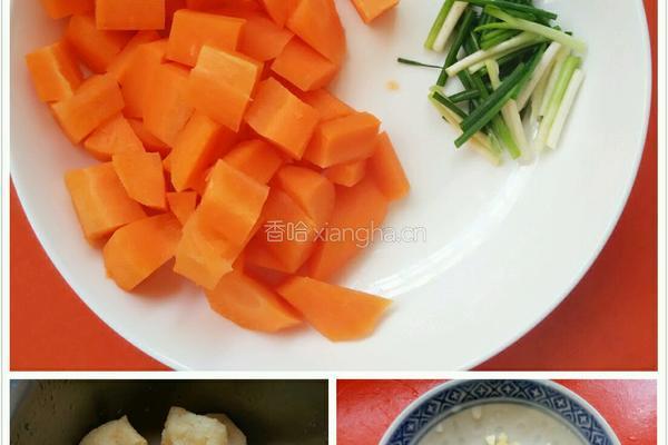 胡萝卜烧豆泡的做法图解1