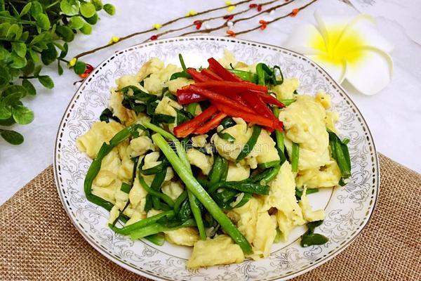 韭菜炒鸡蛋的做法图解6