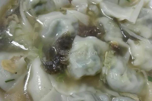羊肉韭菜馅馄饨
