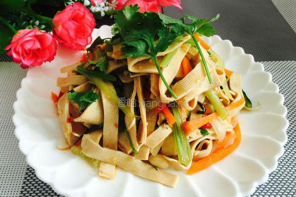 凉拌豆腐皮的做法图解6