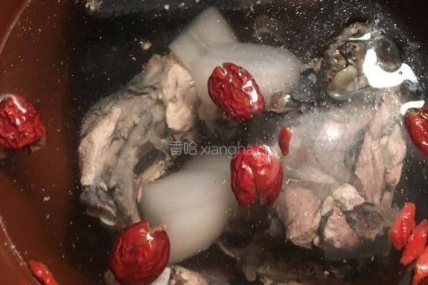 乌鸡海底椰汤的做法图解5