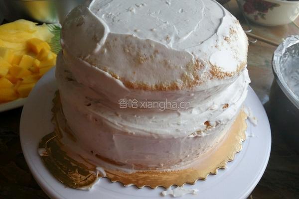 生日蛋糕处女作(丫头生日快乐)的做法图解6