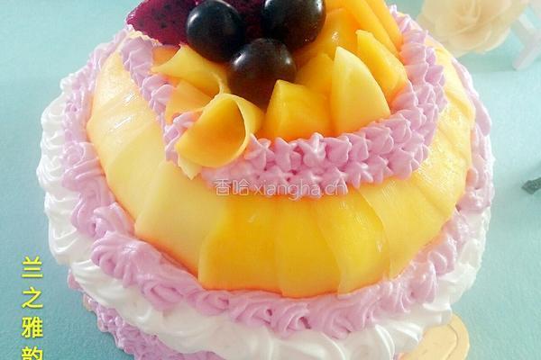生日蛋糕处女作(丫头生日快乐)的做法图解17