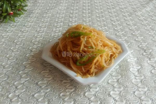 香辣土豆丝炒粉条